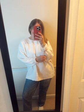 The North Face Women's White Crew Sweatshirt